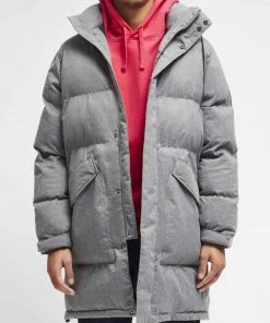 French Connection Long Tech Puffer Jacket Sale