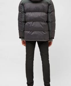 French Connection Poly Grain Panelled Puffer Sale