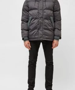 French Connection Poly Grain Panelled Puffer Sale