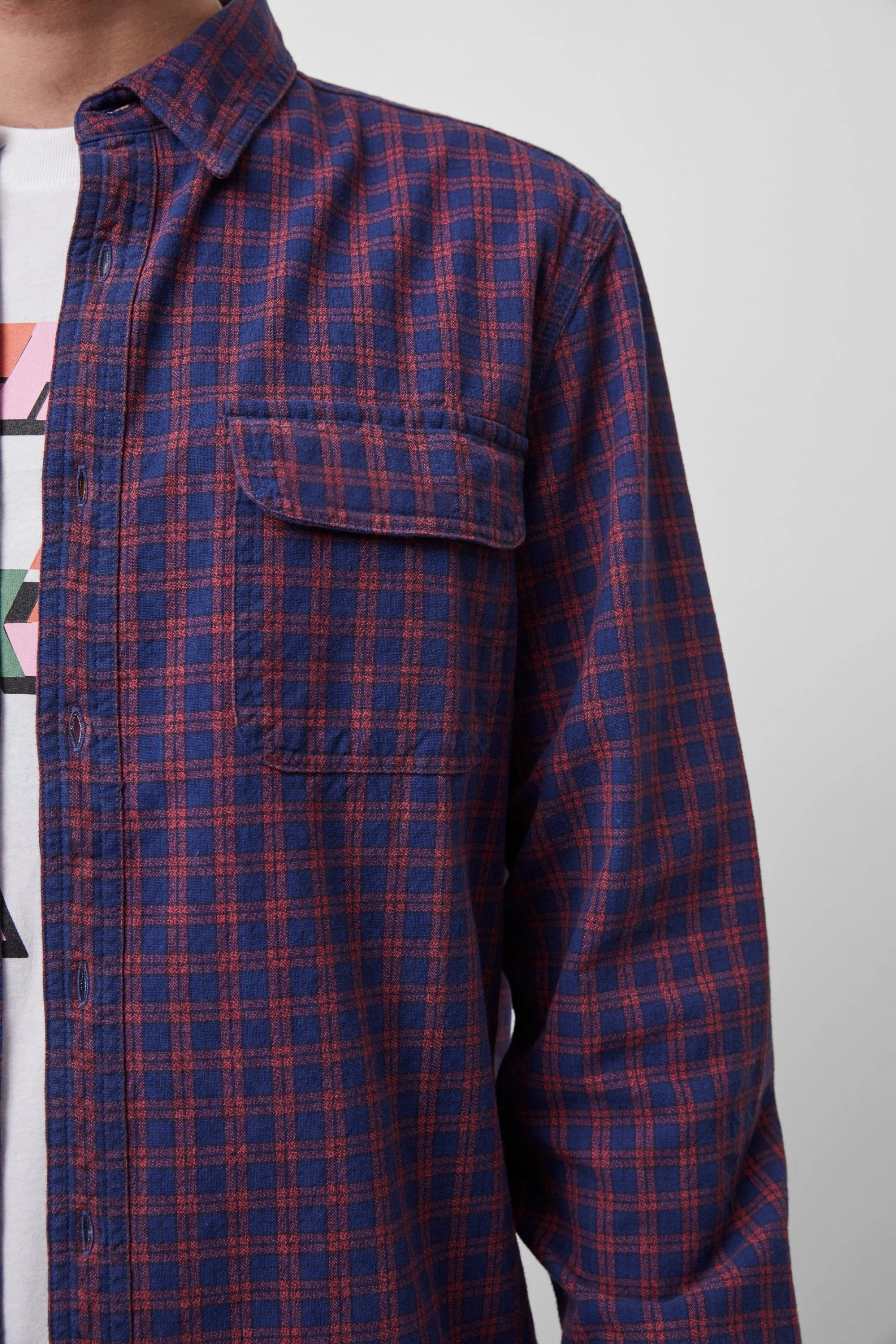 French Connection Stonewash Wren Check Shirt 5 French Connection Stonewash Wren Check Shirt