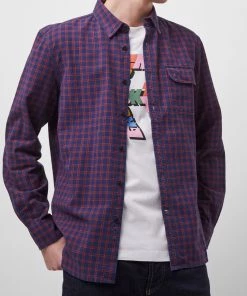 French Connection Stonewash Wren Check Shirt 12 French Connection Stonewash Wren Check Shirt