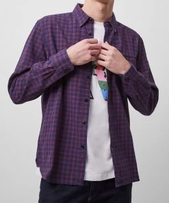 French Connection Stonewash Wren Check Shirt