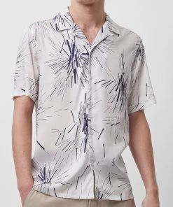 French Connection Lueur Lyocell Shirt Last Chance To Buy