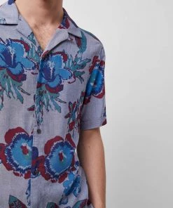 French Connection Last Chance To Buy Reactive Chambray Floral Shirt