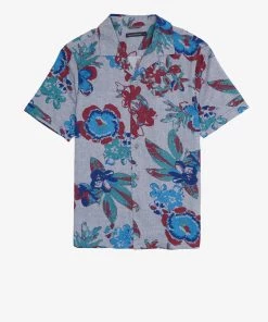 French Connection Last Chance To Buy Reactive Chambray Floral Shirt