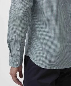 French Connection Spaced Micro Check Shirt