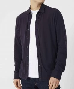French Connection Contrast-Collar Jersey Shirt
