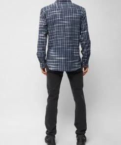 French Connection Space-Dye Chambray Shirt New In