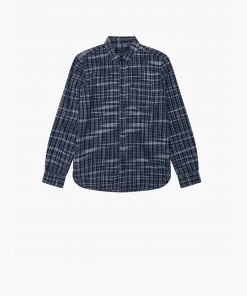 French Connection Space-Dye Chambray Shirt New In