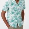 French Connection Palm Leaf Shirt New In