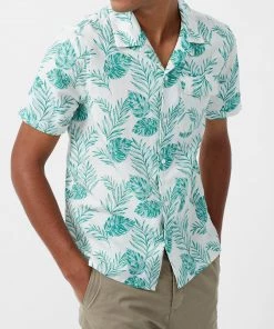 French Connection Palm Leaf Shirt New In