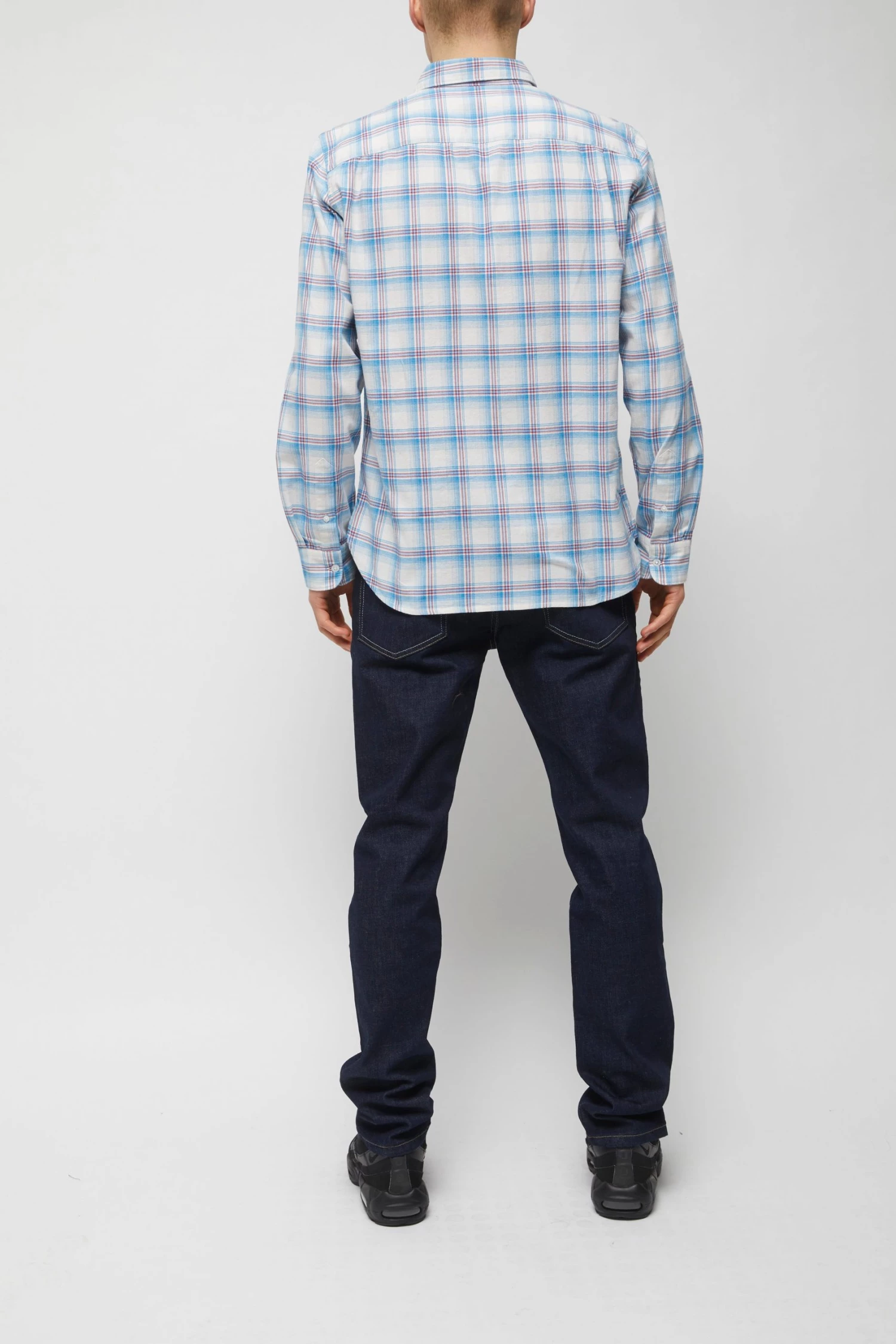 French Connection New In Herringbone Check Shirt 6 French Connection New In Herringbone Check Shirt