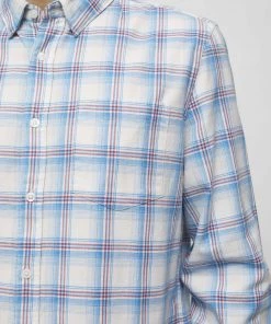 French Connection New In Herringbone Check Shirt