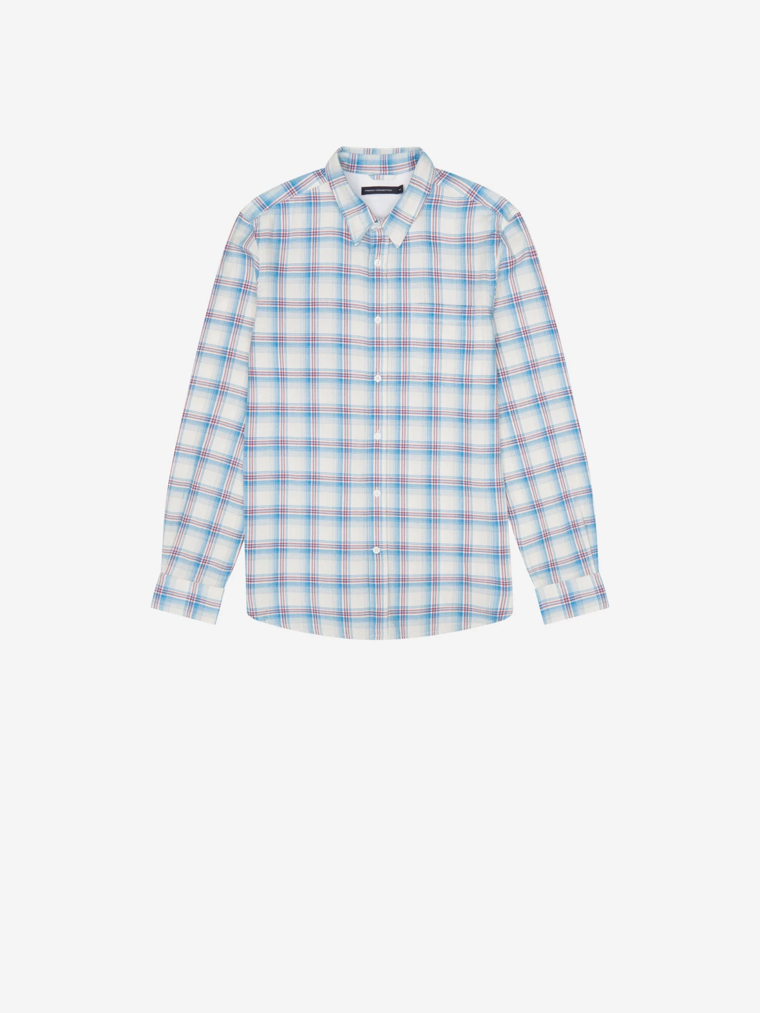 French Connection New In Herringbone Check Shirt 7 French Connection New In Herringbone Check Shirt