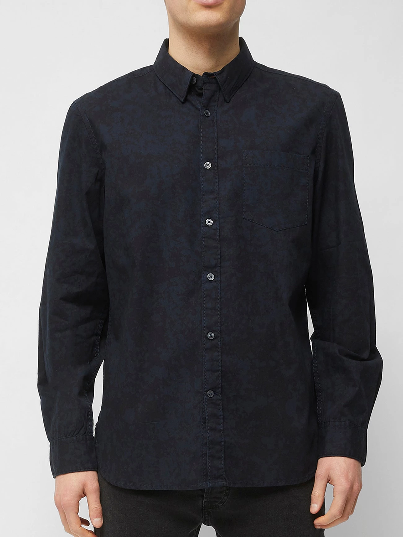 French Connection Camo Over-Dye Shirt 3 French Connection Camo Over-Dye Shirt