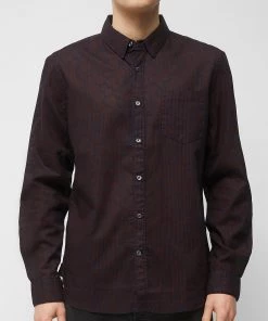 French Connection New In Dobby Over-Dye Shirt