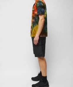 French Connection Multi Tie-Dye Camp Collar Shirt New In