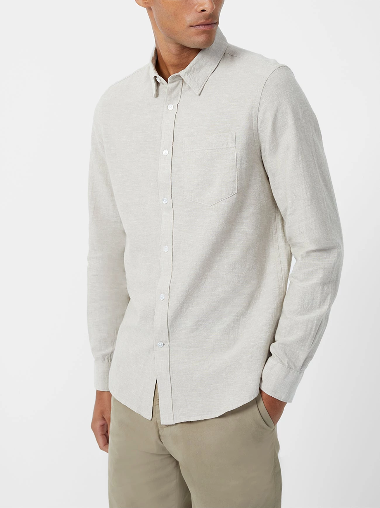 French Connection Huna Chambray Shirt 4 French Connection Huna Chambray Shirt