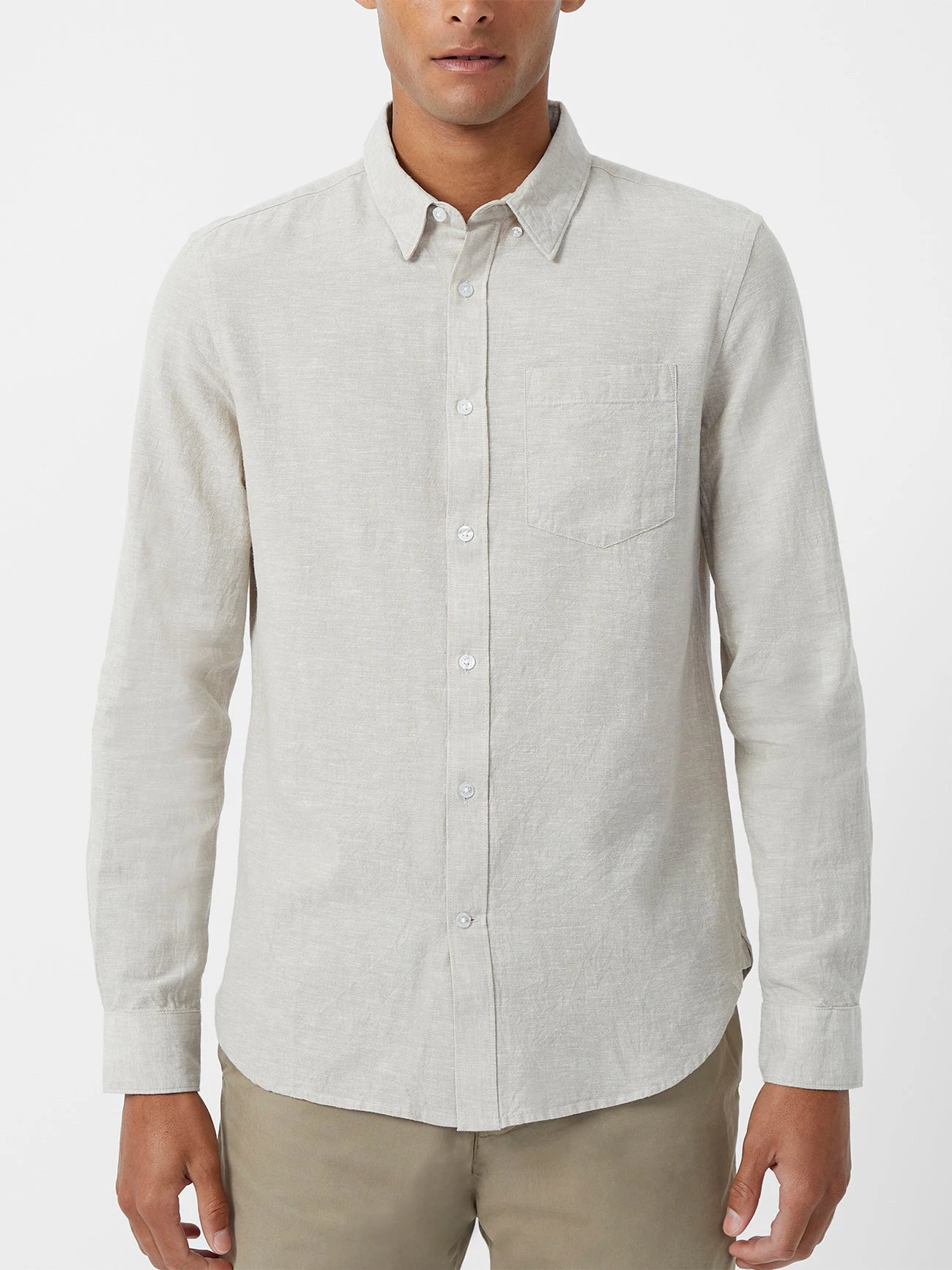 French Connection Huna Chambray Shirt 3 French Connection Huna Chambray Shirt