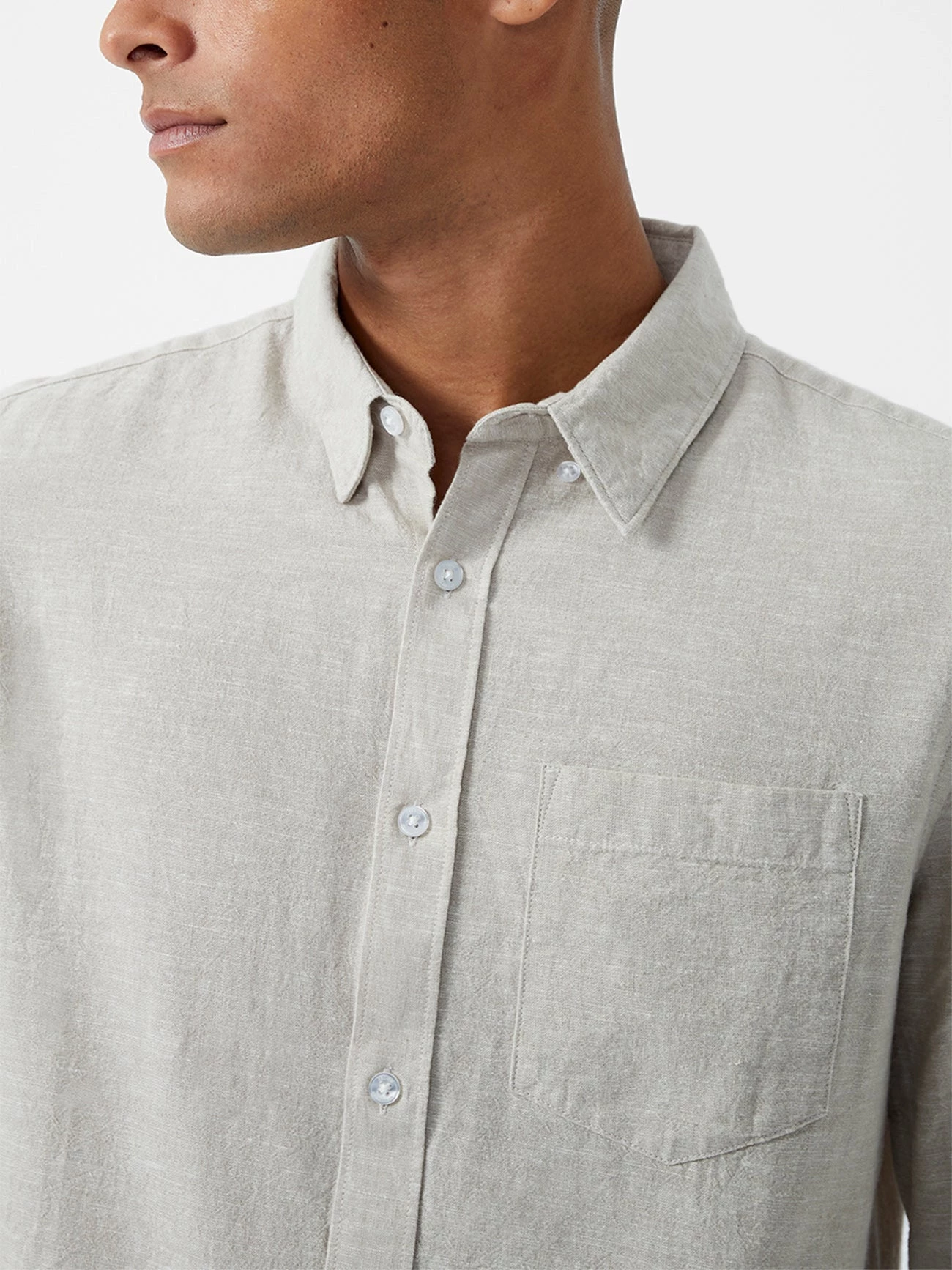 French Connection Huna Chambray Shirt 5 French Connection Huna Chambray Shirt