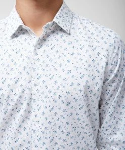 French Connection Ibsley Flora Cotton Shirt New In