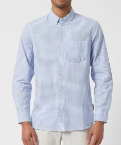 French Connection Gingham Long Sleeve Shirt Sale