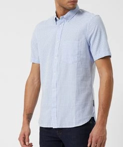 French Connection Gingham Short Sleeve Shirt Sale