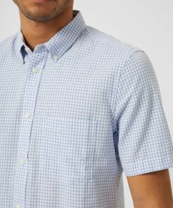 French Connection Gingham Short Sleeve Shirt Sale