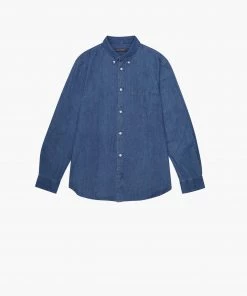 French Connection Sale Denim Long Sleeve Shirt