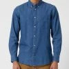 French Connection Sale Denim Long Sleeve Shirt