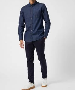French Connection Denim Long Sleeve Shirt
