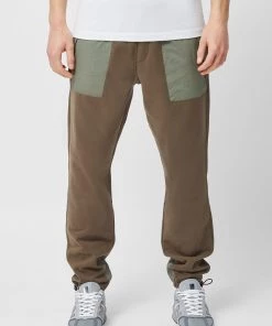 French Connection Lightweight Nylon Panel Joggers