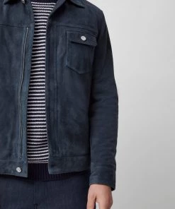 French Connection Sale Suede Zip Jacket