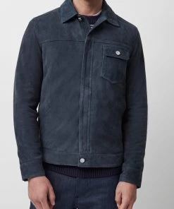French Connection Sale Suede Zip Jacket
