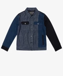 French Connection Sale Patchwork Denim Jacket