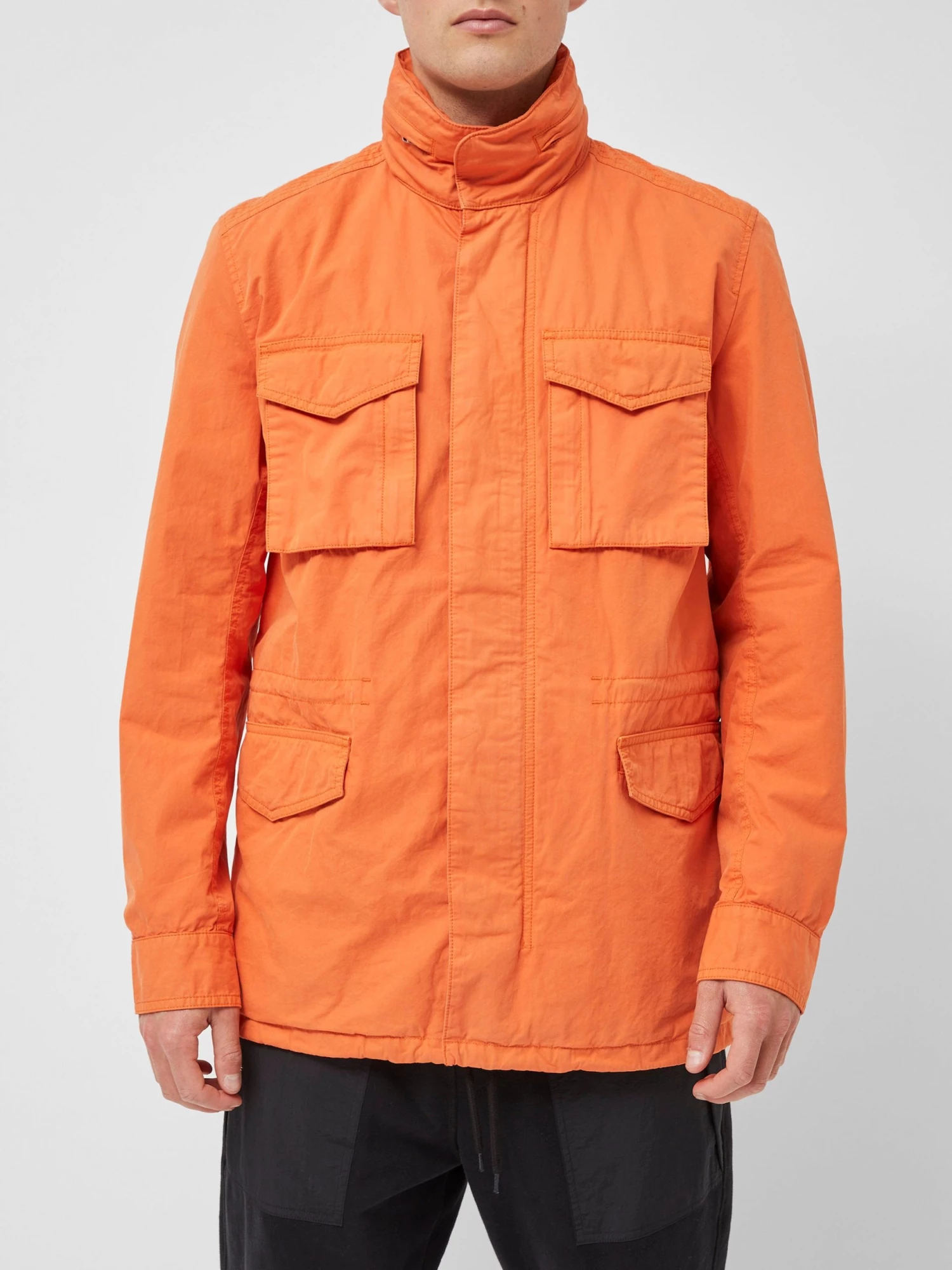 French Connection Peached Cotton Field Jacket 3 French Connection Peached Cotton Field Jacket