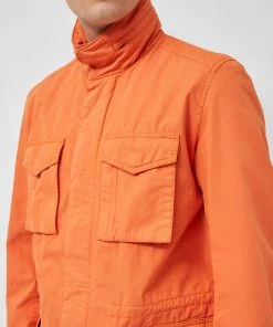 French Connection Peached Cotton Field Jacket 10 French Connection Peached Cotton Field Jacket