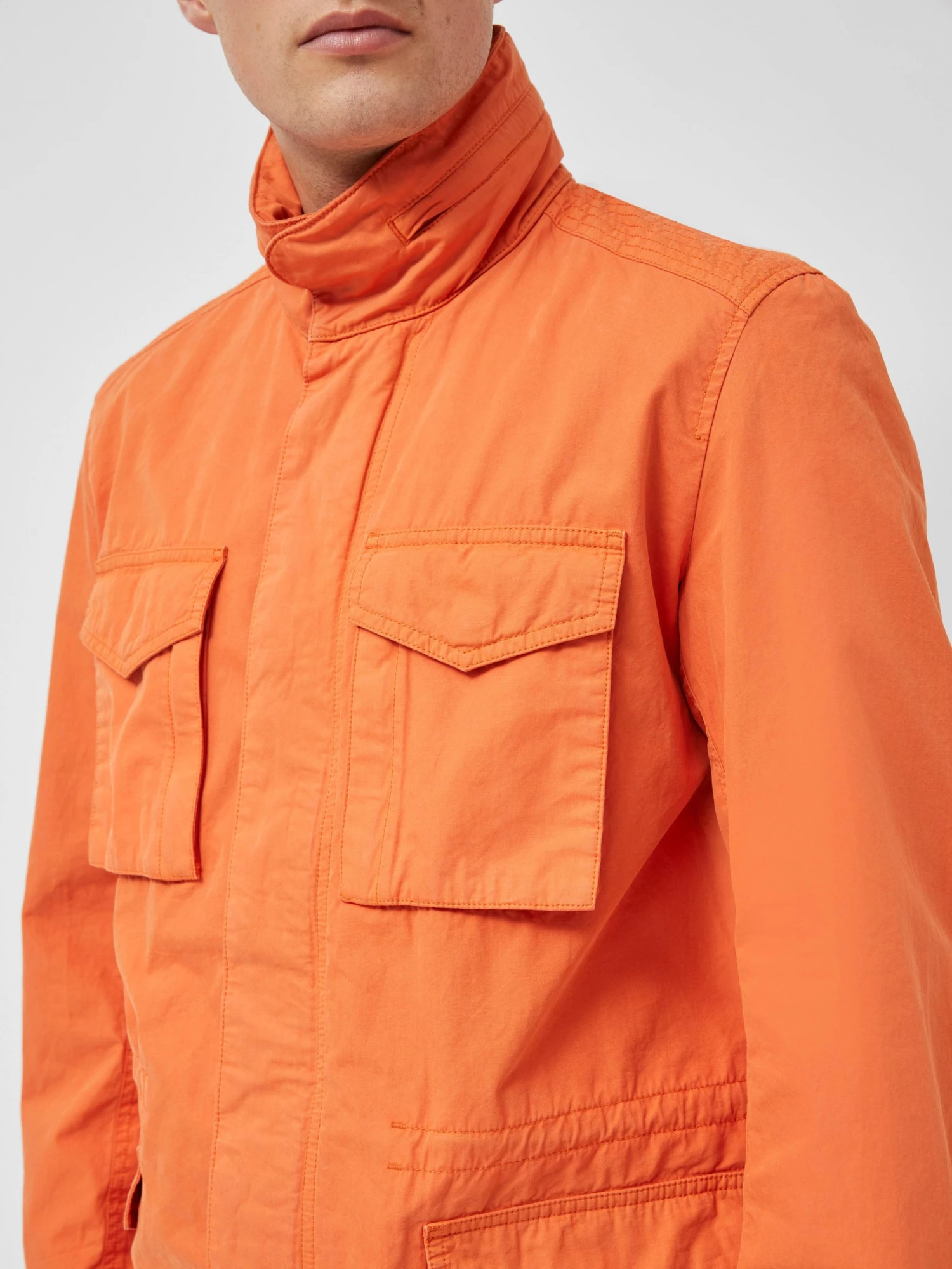 French Connection Peached Cotton Field Jacket 6 French Connection Peached Cotton Field Jacket