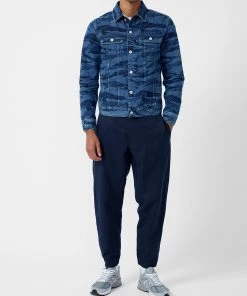 French Connection Laser Etched Denim Jacket