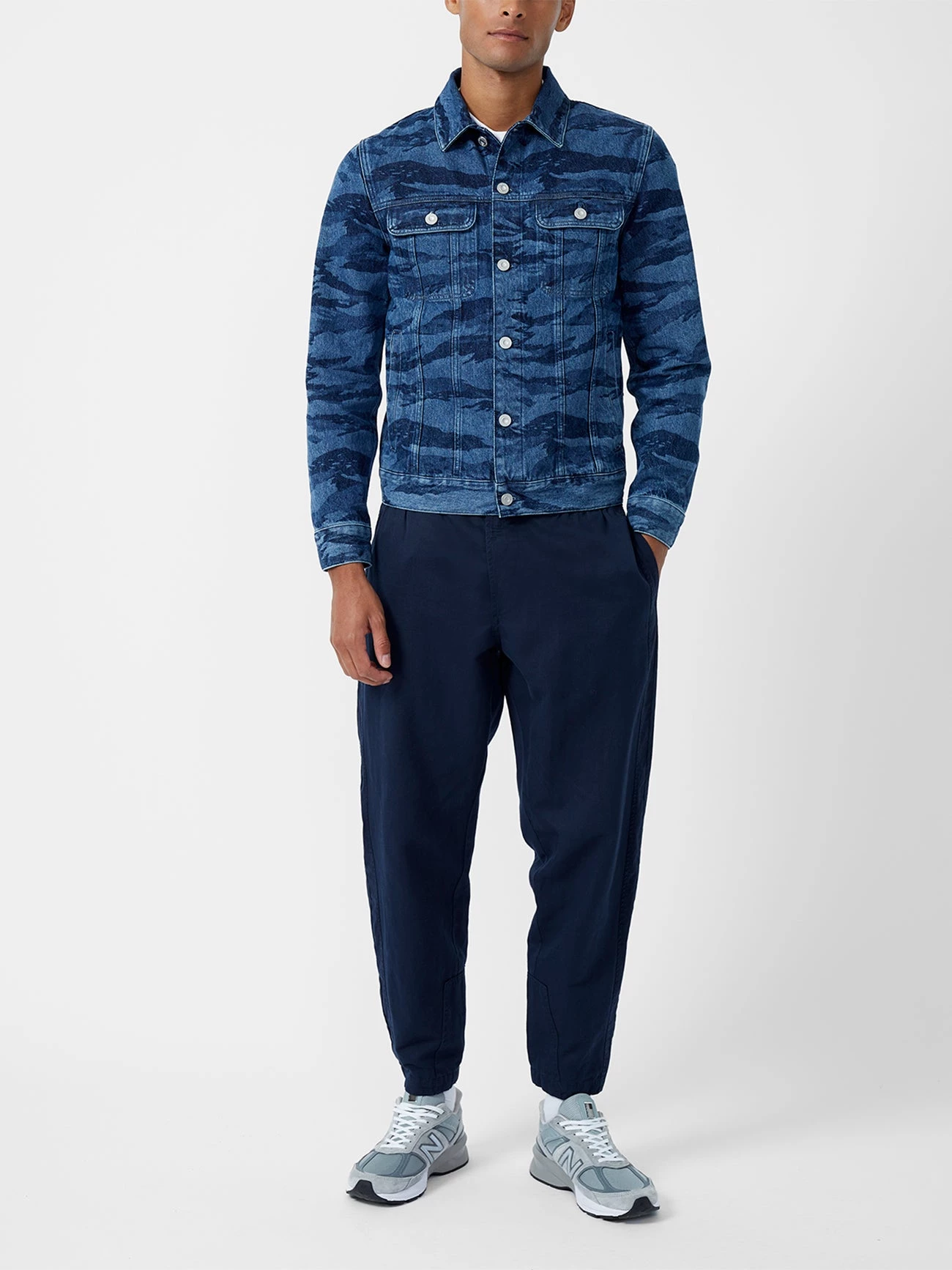 French Connection Laser Etched Denim Jacket 4 French Connection Laser Etched Denim Jacket