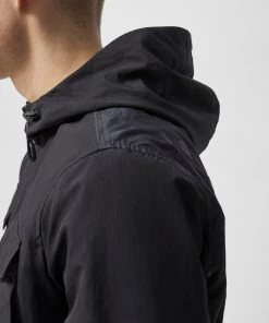French Connection Nylon Hooded Zip Jacket Last Chance To Buy
