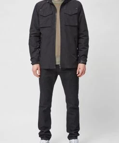 French Connection Nylon Hooded Zip Jacket Last Chance To Buy