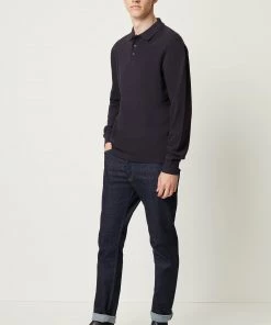 French Connection Sale Popcorn Long Sleeve Jersey Polo Shirt 11 French Connection Sale Popcorn Long Sleeve Jersey Polo Shirt