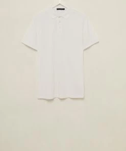 French Connection Popcorn Jersey Polo Shirt