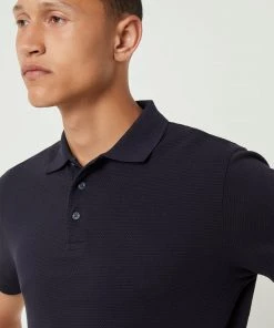 French Connection Popcorn Jersey Polo Shirt