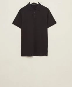 French Connection Popcorn Jersey Polo Shirt