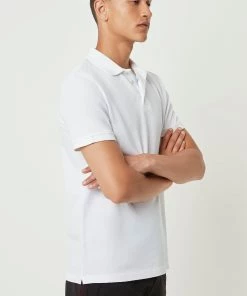 French Connection Popcorn Jersey Polo Shirt
