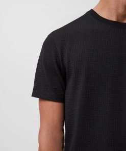 French Connection Sale Seersucker Jersey T-Shirt
