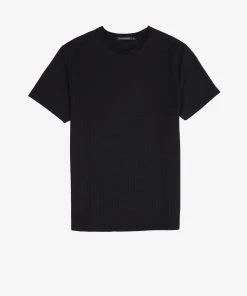 French Connection Sale Seersucker Jersey T-Shirt