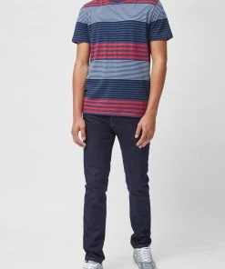 French Connection Dragged Stripe T-Shirt